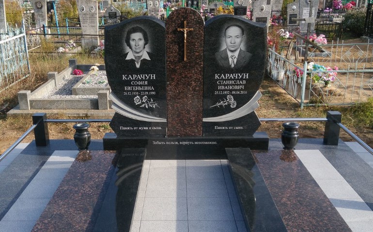 Надгробия, которые чаще всего используются в России